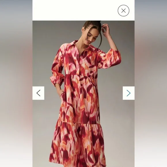 Anthropologie bettina midi dress - Picture 3 of 9